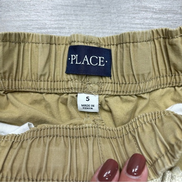 The Childrens Place Boys Khaki Jogger Pants 5 - Picture 4 of 5